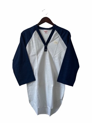 vintage rawlings baseball henley t 