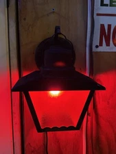 Vintage Gothic Style Cottage Wall Mounted Outdoor Light Metal 