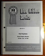 Ih International Farmall D-166 D-188 Diesel Engine Fuel System Service Manual 65 Ih International Farmall D-166 D-188 Diesel Engine Fuel System Service Manual 65