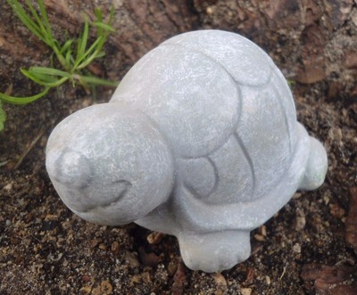 Latex turtle mold plaster concrete cement goofy turtle rubber mould 3''L x 1.75''H