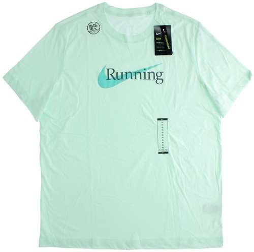 Nike Men\u0026#039;s Running T-Shirt CW0945, Lightweight Dri-Fit Fabric,  Short-Sleeved Top | eBay