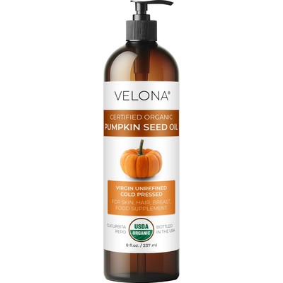Velona Pumpkin Seed Oil USDA Certified Organic 2 Fl Oz - 1 Gal Virgin Unrefined