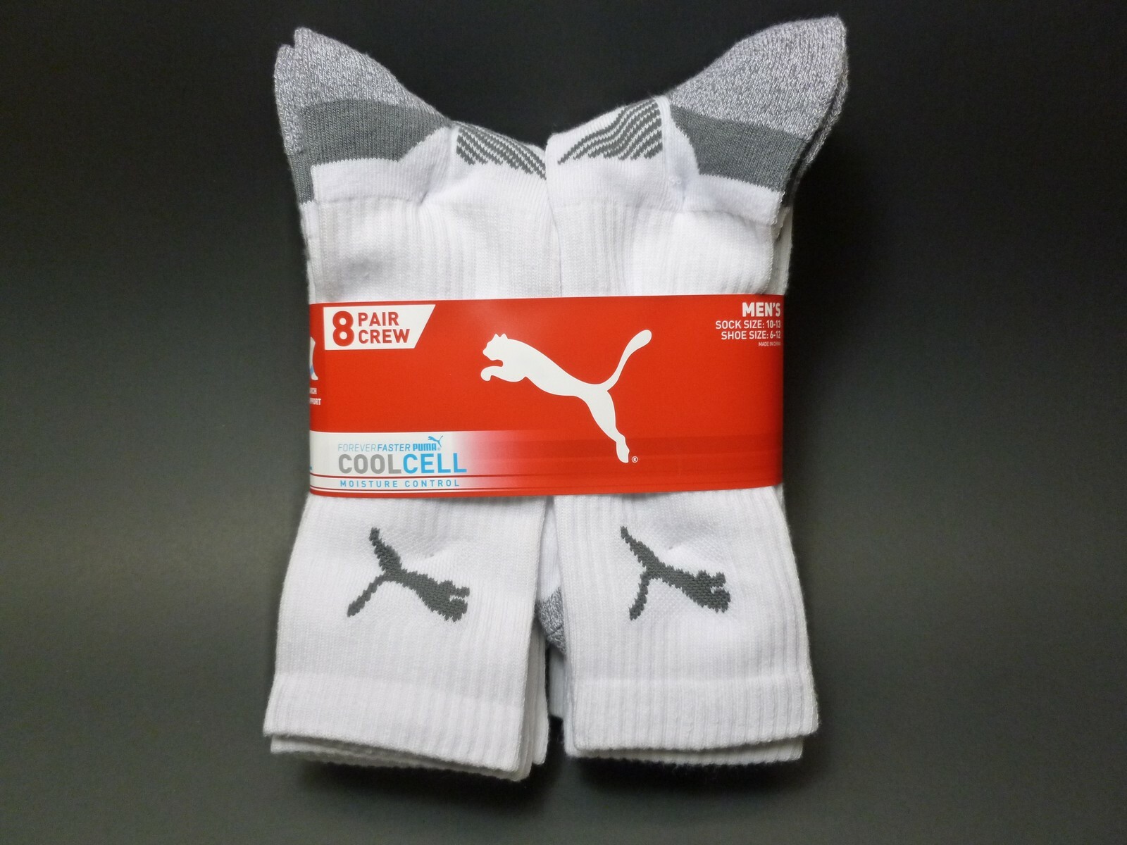 puma cool cell crew socks