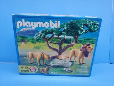 Playmobil 5903 Lions with skeleton safari new in Box Lion animals