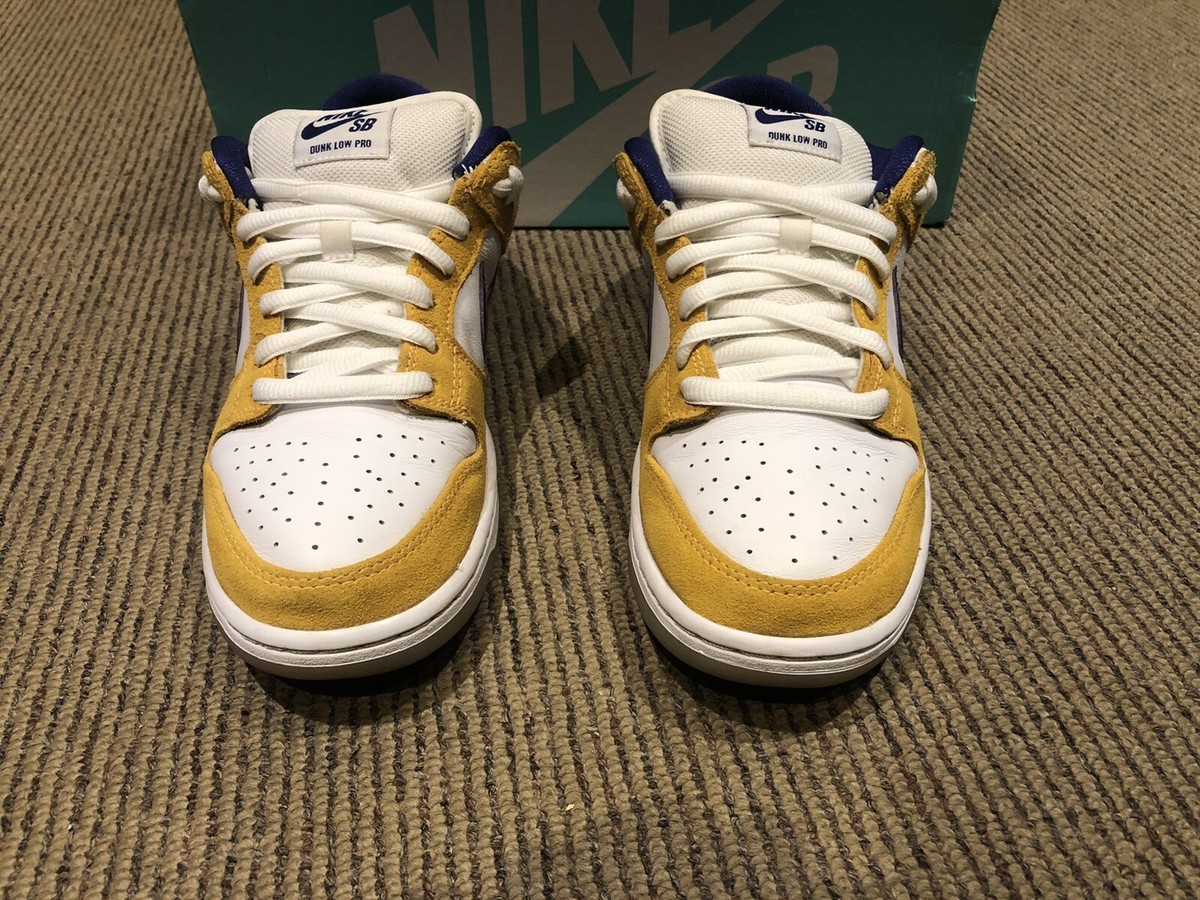 Nike SB Dunk Low Laser Orange BQ6817-800 WHITE/ PURPLE-LASER