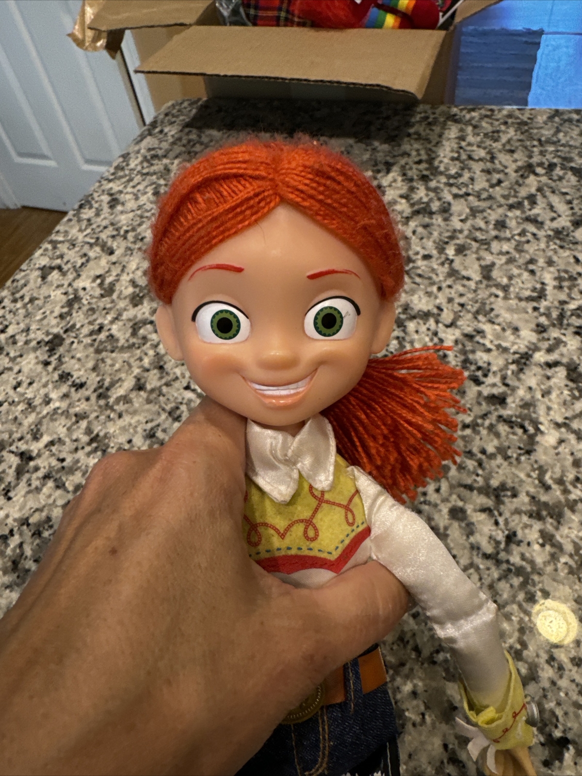 Disney Pixar Toy Story Jesse Doll Toy 14" Yarn Hair pull string doesn&rsquo;t work