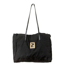 FENDI Zucca Shoulder Bag Nylon Authentic