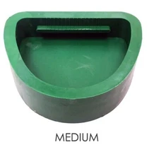 BesQual 520-120 - Green Rubber Base Formers - Medium, 2/Pk