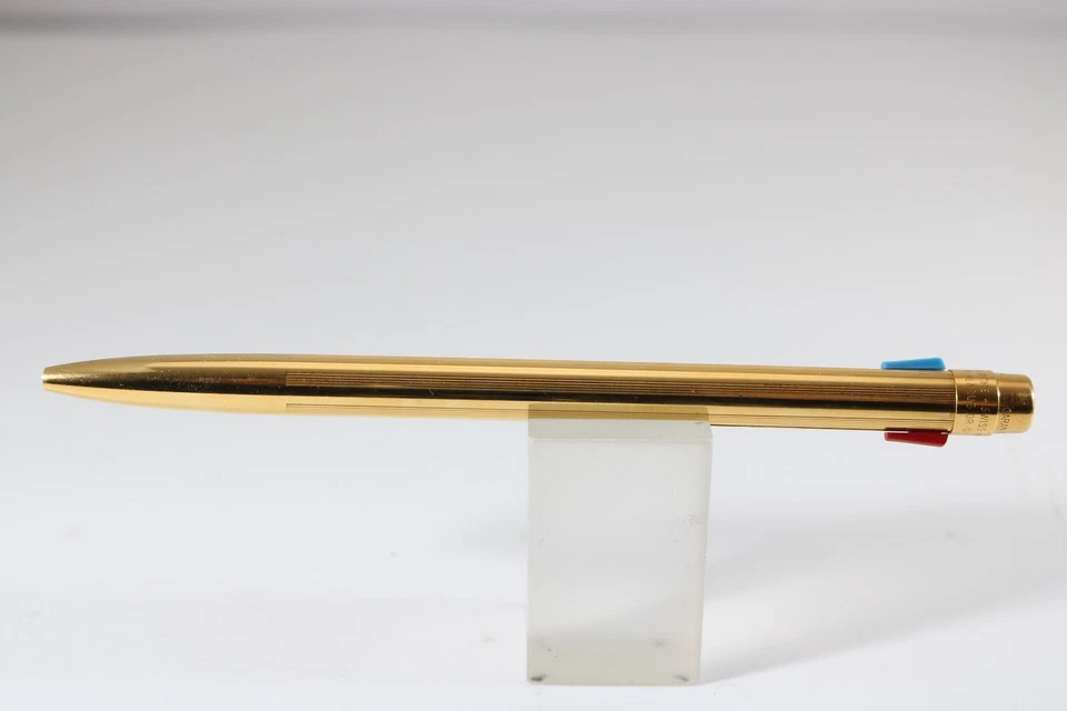 Vintage Caran d'Ache No. 48b Bi-Color Gold Plated Ballpoint Pen Cased & Refills - Image 4 of 4