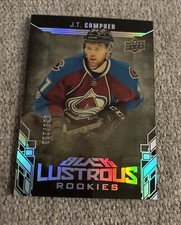 2017-18 SPx UD Black Lustrous Rookies /299 JT Compher #LR-JT RC