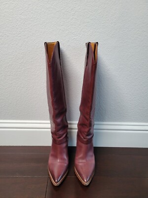 ISABEL MARANT ロングブーツ サイズ37 Isabel Marant Burgundy Size 37 Lenskee knee-high boots | eBay