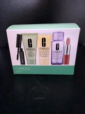 Clinique 5 Pc. Skincare Makeup Travel Deluxe Sample Gift Set - SEALED