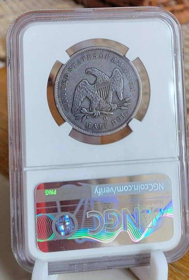 1841-O Seated Liberty Half Dollar NGC XF45 - Image 2 of 2