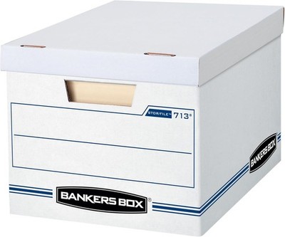  6-Pack Basic Duty File Storage Boxes with Lids, Letter/Legal,  (0071303)