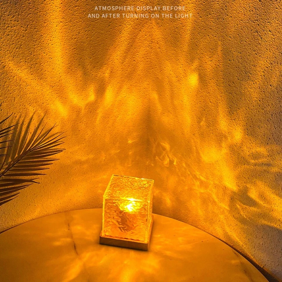 RGB Cube Northern Lights 16 Colour Aurora Projector Lamp Ocean Wave Night Lights - image 3 of 4