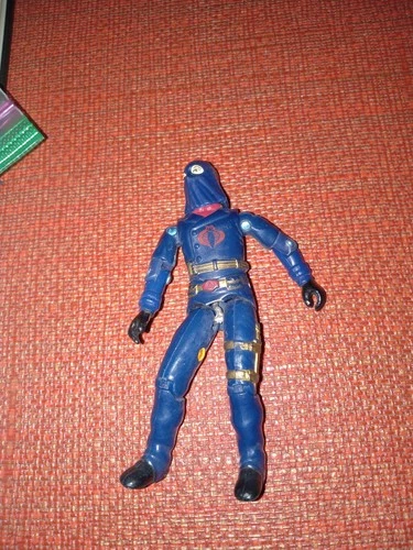 Vintage GI Joe Hooded Cobra Commander Complete 3.75" Figure 1984 Hasbro ARAH