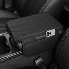 Universal Car Armrest Cushion Cover Center Console Box Pad Mat With Pocket
