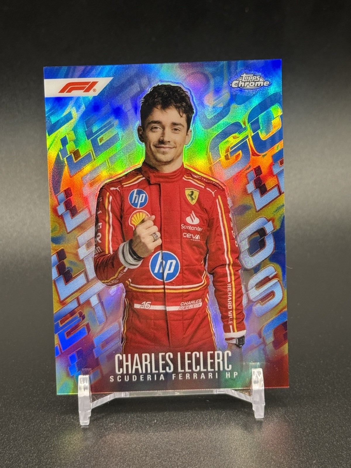 Charles Leclerc 2024 Topps Finest Formula 1 #LG-3 Let’s Go SP
