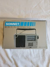Sonnet Radio Model R-3312 AM FM Portable Radio - NEW IN BOX!
