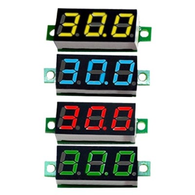 Präzises Ablesen und Rückwärtsverbindungsschutz LED Voltmeter für Sicherheit