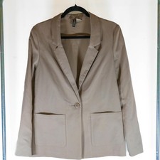 Divided by H&M Beige Blazer Jacket Size EU 40