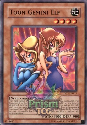 Toon Gemini Elf DB2-EN119 Yugioh