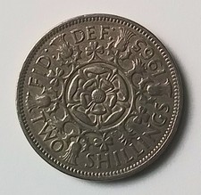 UNITED KINGDOM COIN 2 Shilling 1965 Two Florin 10p Queen Elizabeth II Circulated