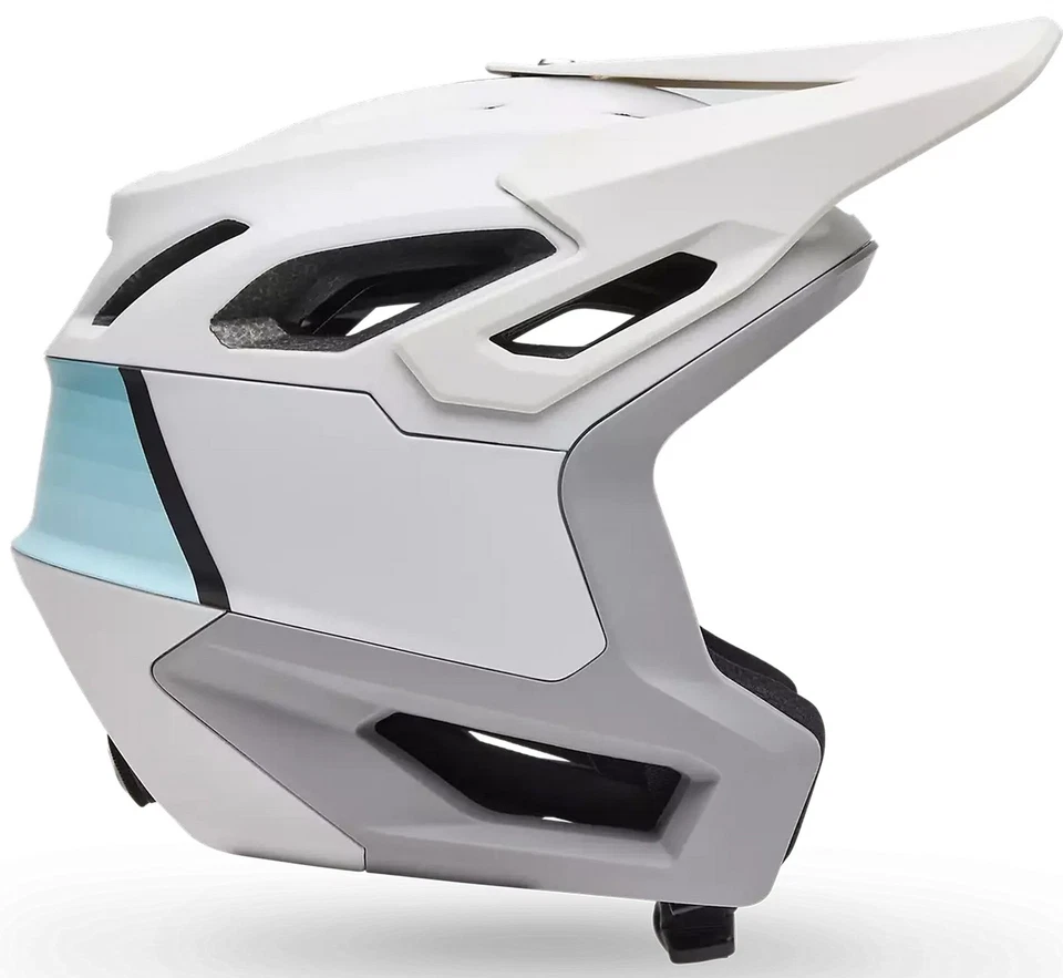 Capacete de mountain bike Fox Racing Dropframe Pro Grid cinza claro - Imagem 2 de 4