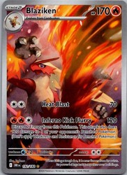 Blaziken 192/182 SV10: Destined Rivals Illustration Rare Holo