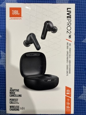 JBL Live Pro 2 In Ear Bluetooth Headphones - Black