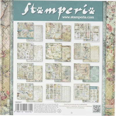 Stamperia Scrapbooking Pad - Sir Vagabond in Fantasy World BG, 20,3 cm