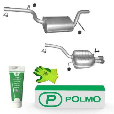 POLMO Auspuff Auspuffanlage mit E-Prüfzeichen /3708