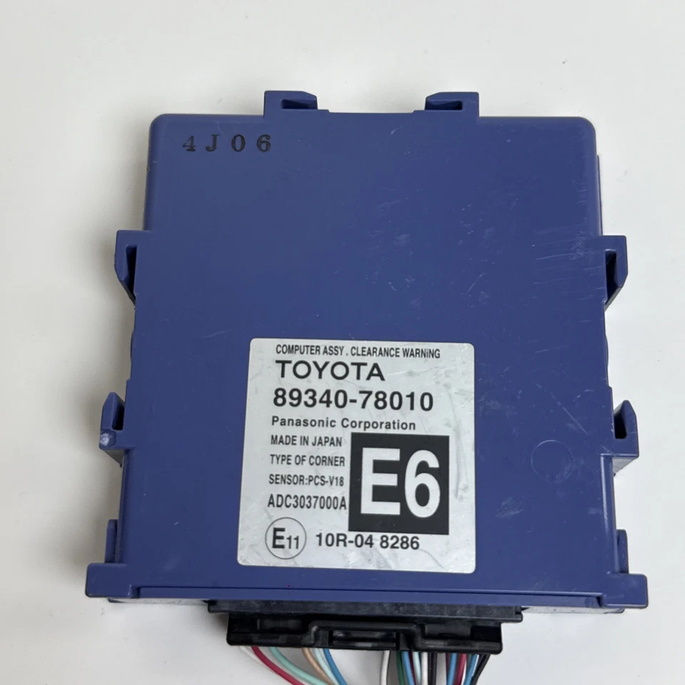2015 LEXUS NX300 CLEARANCE WARNING COMPUTER CONTROL MODULE 89340-78010 OEM - Imagen 2 de 4