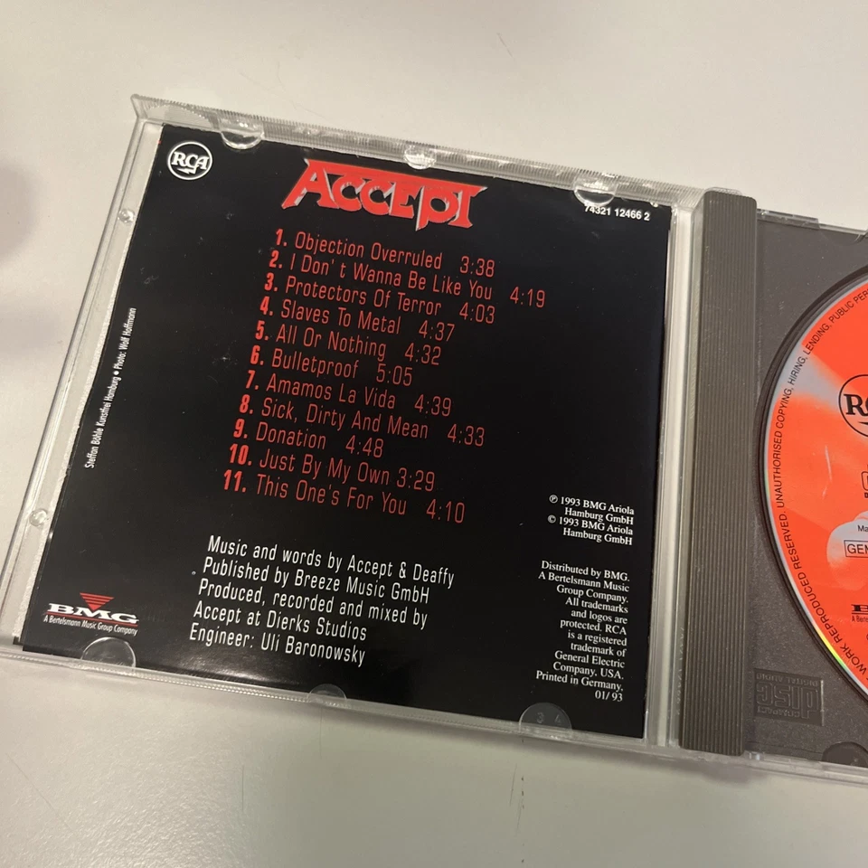 Objection Overruled von Accept | CD | Zustand gut - Bild 3 von 4
