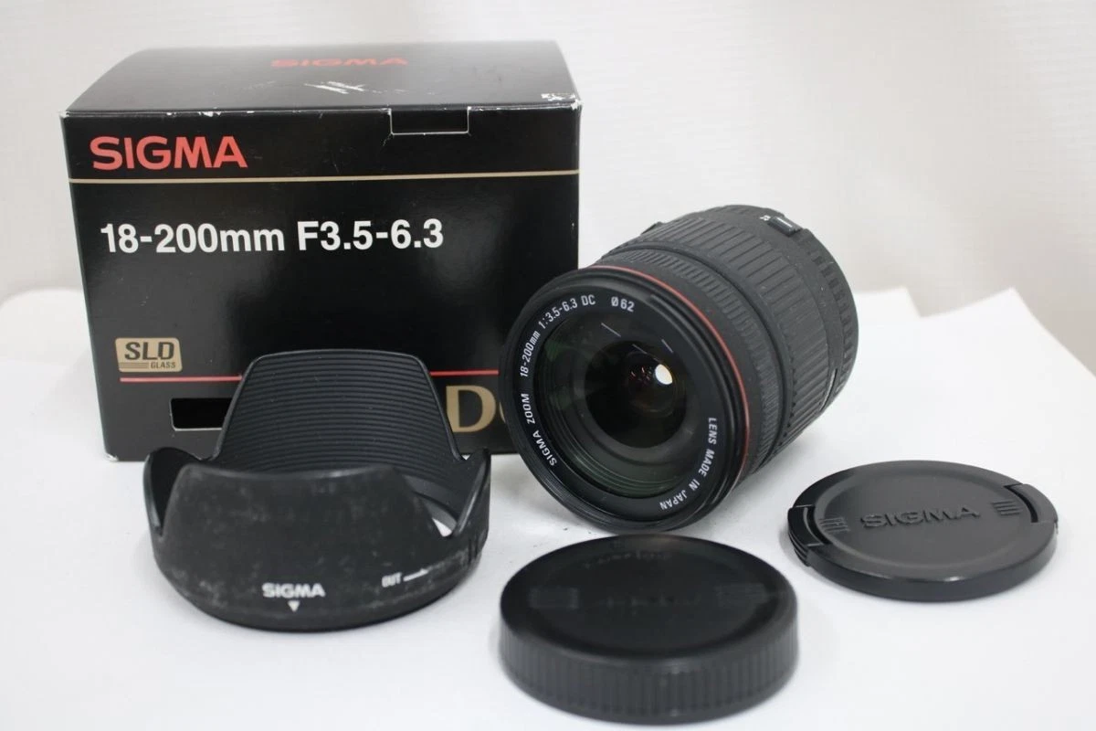 Sigma 18-200mm Focal Camera Lenses for sale | eBay