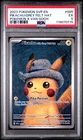 2023 POKEMON SVP EN-SV BLACK STAR PROMO #085 PIKACHU WITH GREY FELT HAT PSA 5