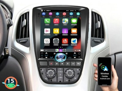 4+64GB Android 15 Autoradio Carplay GPS RDS Für Opel Astra J 10-14 Buick Excelle