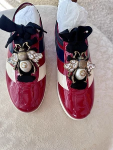 baskets gucci falacer cuir verni taille 36