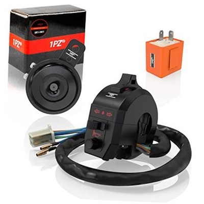 Universal Light Turn Signal Switch + Flasher Relay + Horn | Replacement for