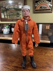 G.I. Joe Vintage Action Figure Action Pilot/sailor In Orange Jumpsuit