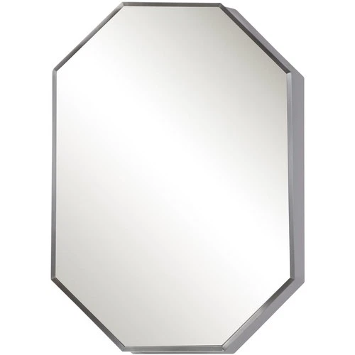 Uttermost 09653 Stuartson 30 X 20 inch Brushed Nickel Wall Mirror - Picture 1 of 4