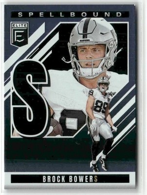 Brock Bowers 2025 Donruss Spellbound ''S'' Los Angeles Raiders #25
