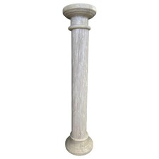 Colonne Décorative En Pierre Naturelle Cristalline Marmore H 83cm