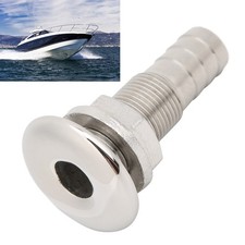 Outdoor Stainless Steel Water Outlet Port Boat Body Bottom Yacht Bilge Drain Ven