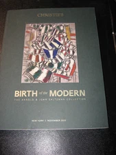 ARNOLD Salzman  ART  Collection  Christie's 2025  AUCTION NOV   BIRTH OF Modern