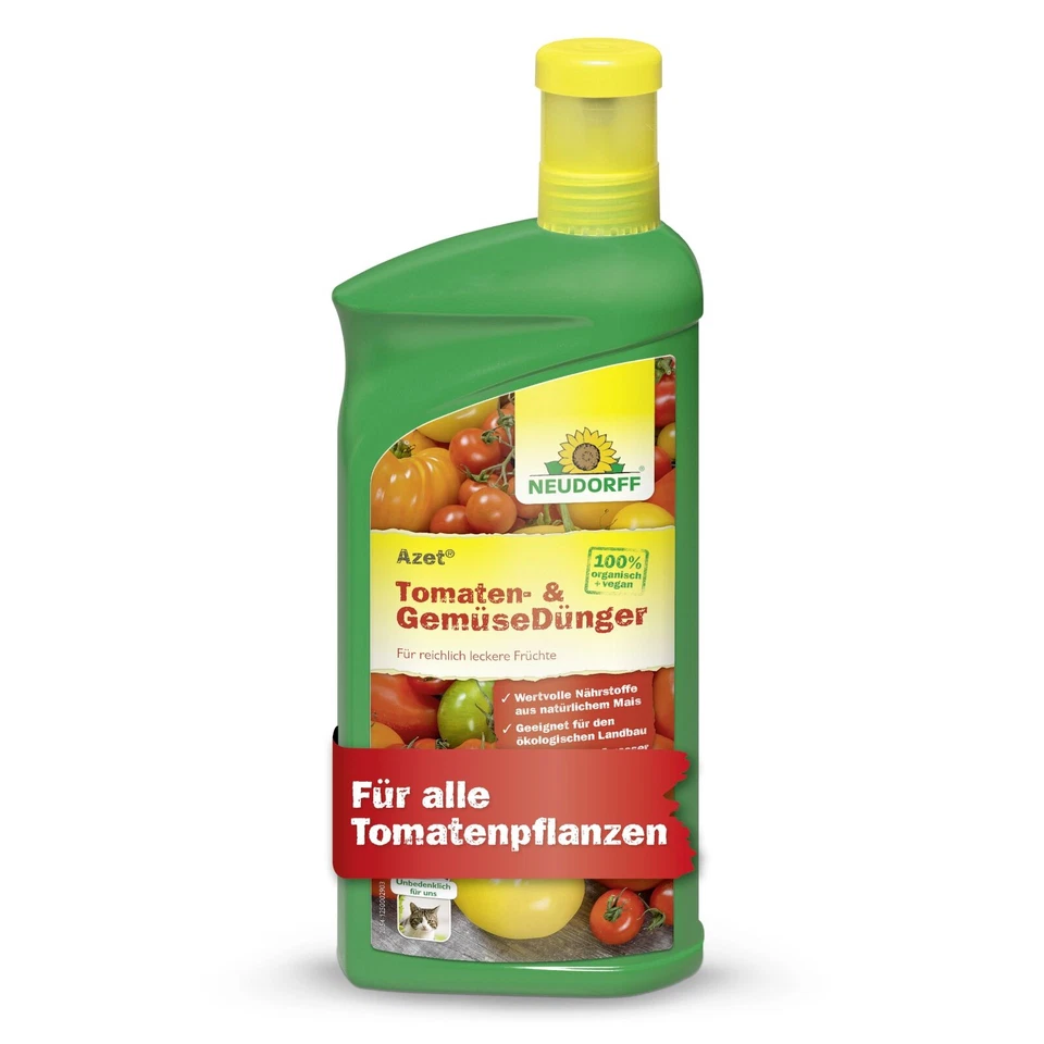 NEUDORFF AzetTomaten- und GemüseDünger 1L Paprika Zucchini Chili Avocado