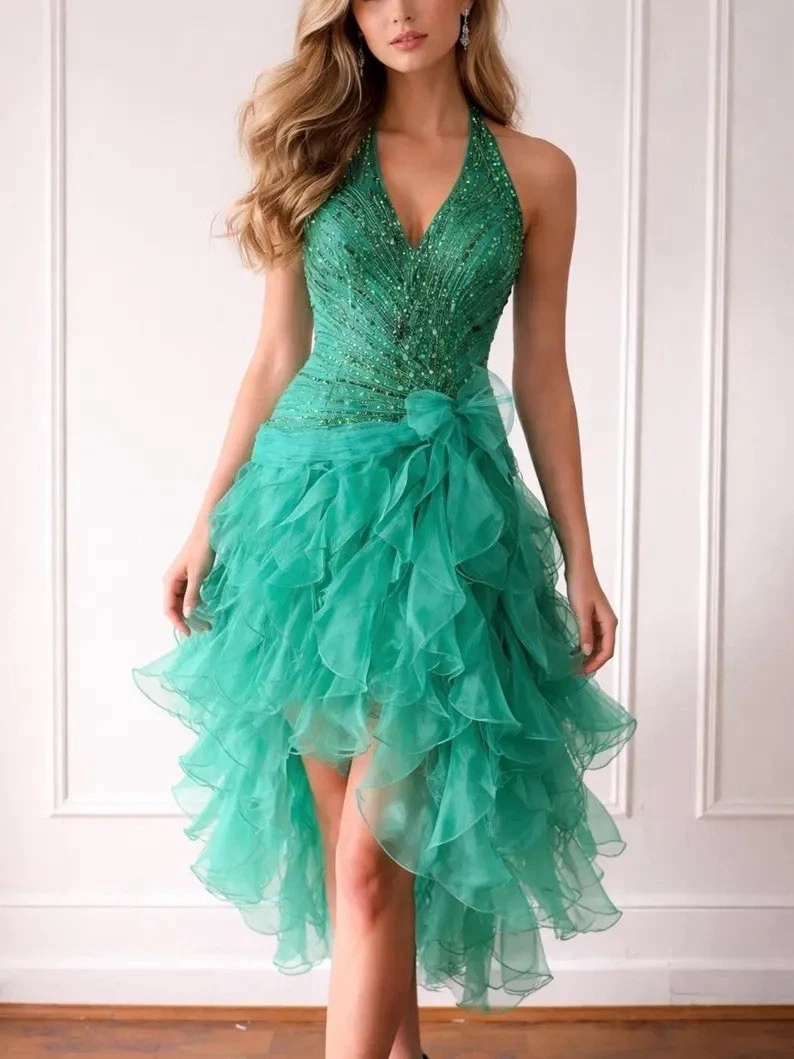 Emerald Green Halter Dresses for Women for sale | eBay Emerald Green Halter Dresses for Women for sale | eBay