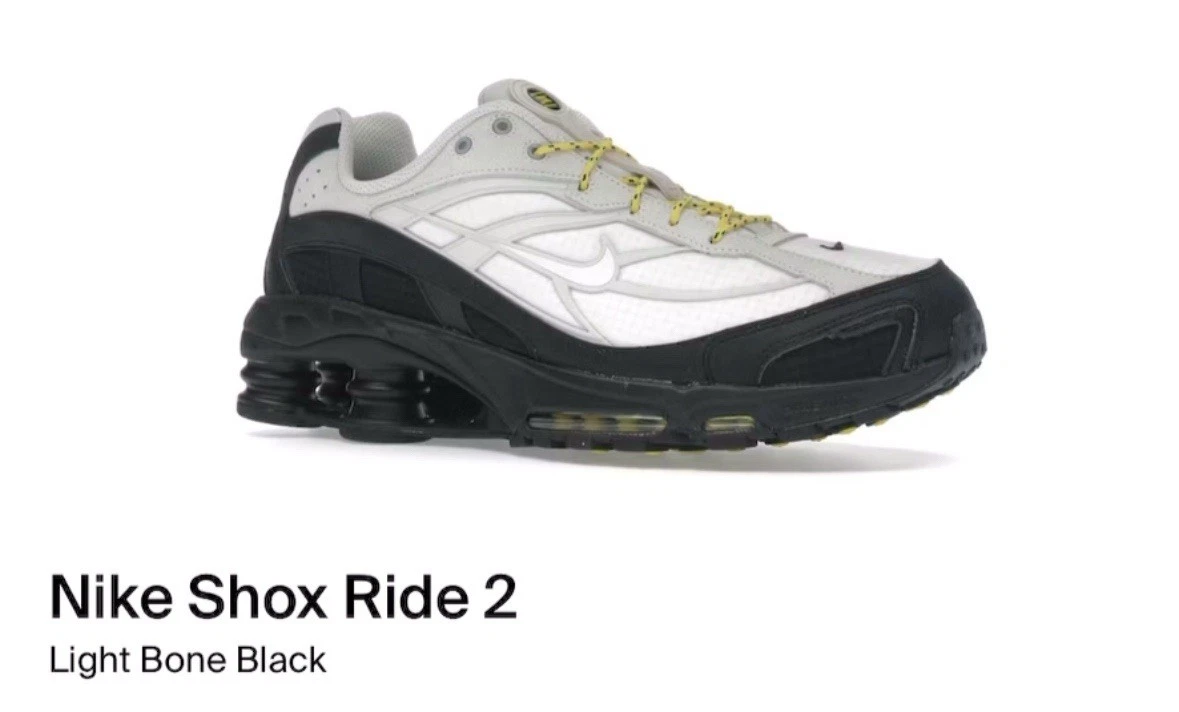 Nike Shox Ride 2 Black Phantom for Sale | Authenticity Guaranteed