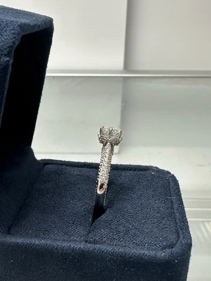 Verragio Venetian Engagement Ring 1c/H/SI1/Excellent Total Weight 1.44 Platinum - Image 3 of 4