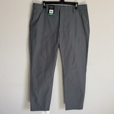 Banana Republic Commuter Flex Pants 38x30 Mens Gray Athletic Fit Stretch NWT